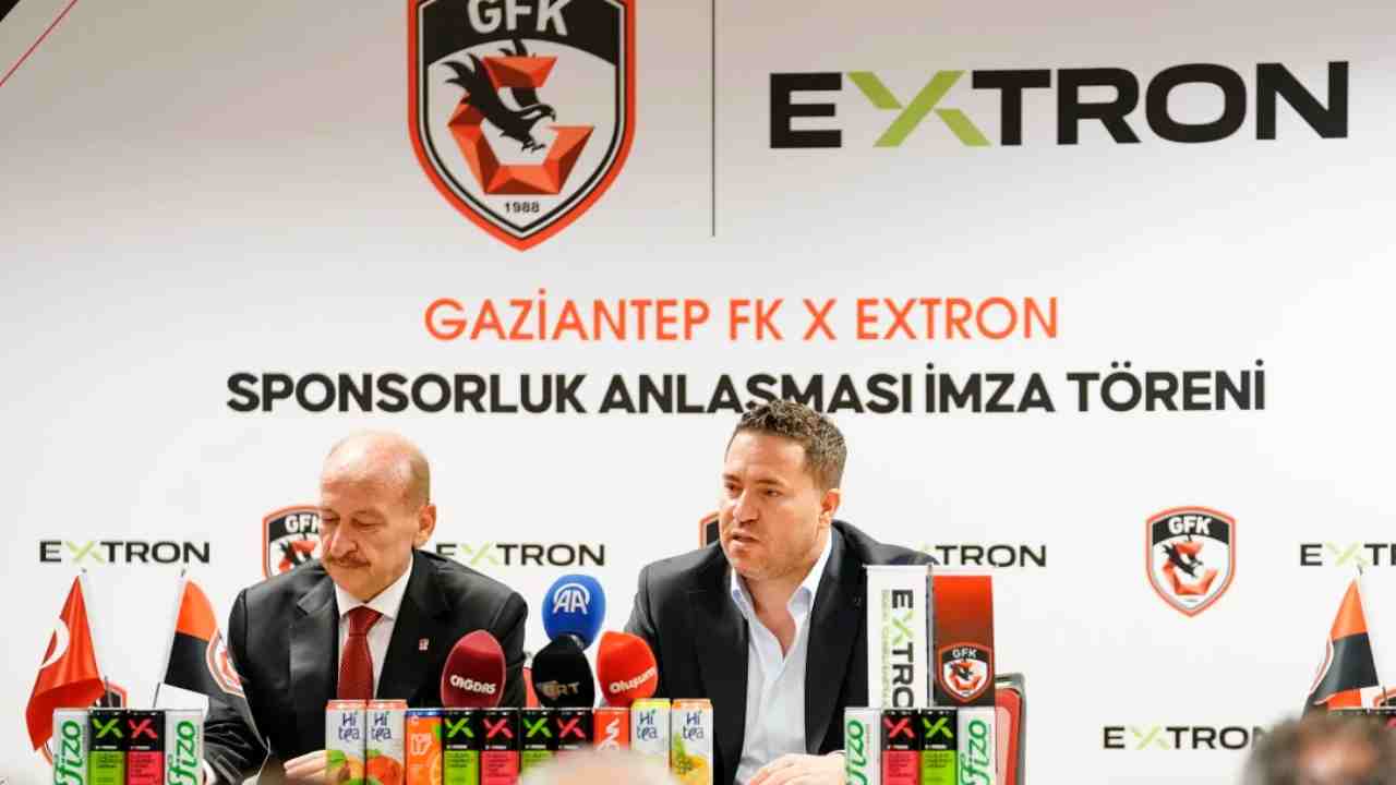 Gaziantep FK’ya Sürpriz İsim Sponsor Oldu!