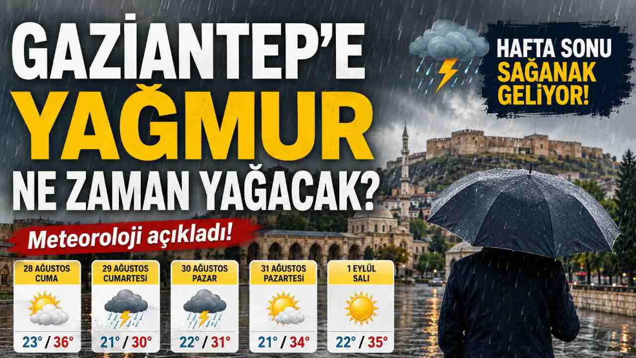 Gaziantep’e Yağmur Ne Zaman Yağacak?