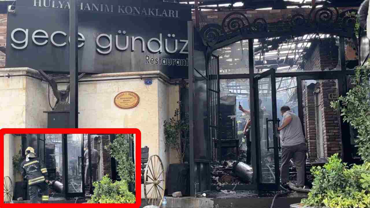 Gaziantep’in Ünlü Restoranı Gece Gündüz'de Yangın