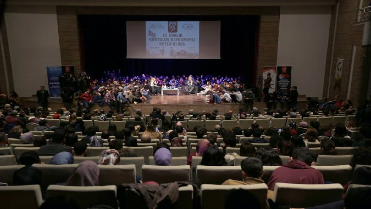 BÜYÜKŞEHİR BELEDİYESİ KONFERANS SALONU DOLDU TAŞTI