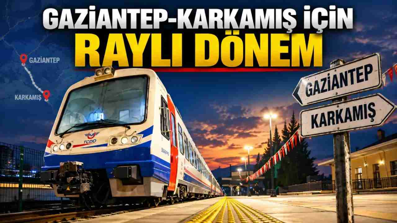 Gaziantep-Karkamış Arasına Tren Müjdesi