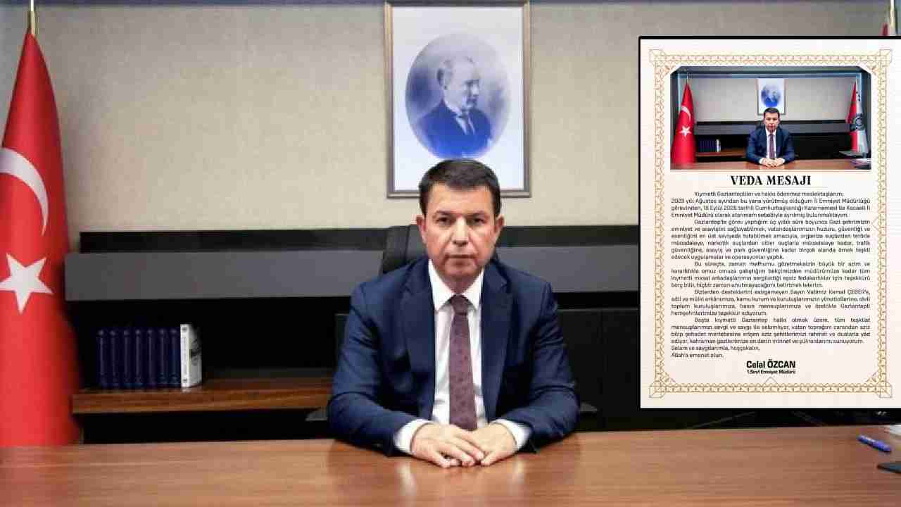 Gaziantep’te Bir Dönem Sona Erdi: Celal Özcan’dan Duygusal Veda!