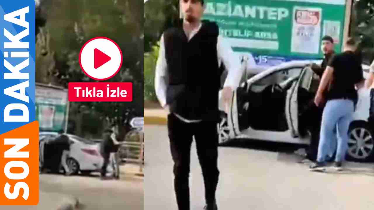 Gaziantep Otogarı'nda Şok Anlar! Bir Kişi Zorla Kaçırıldı... O anlar kamerada
