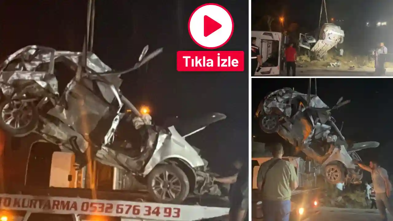 Gaziantep'te 7 kişinin hayatını kaybettiği kazada araçlar yoldan kaldırıldı