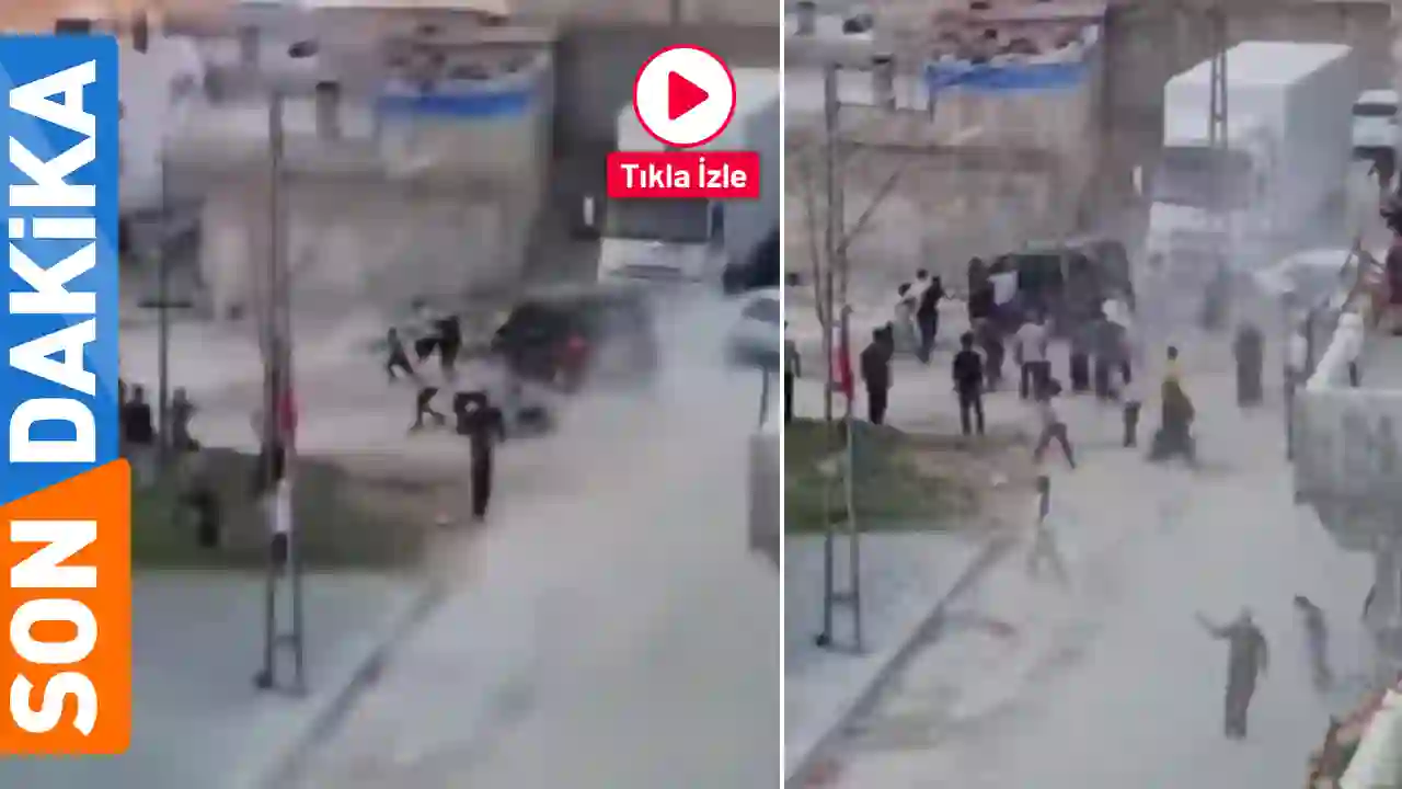 Gaziantep’te dehşete düşüren görüntüler: Araçla kalabalığın arasına daldı