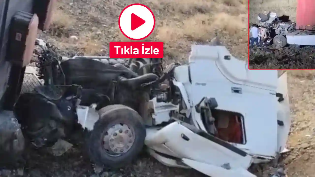 Gaziantep’te tır şarampole uçtu: Sürücü yaralandı