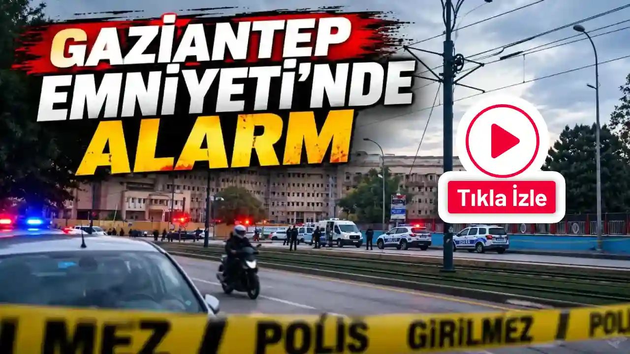 Son Dakika: Gaziantep Emniyet Müdürlüğü Önünde Alarm! Ekipler Güvenlik Şeridi Çekti