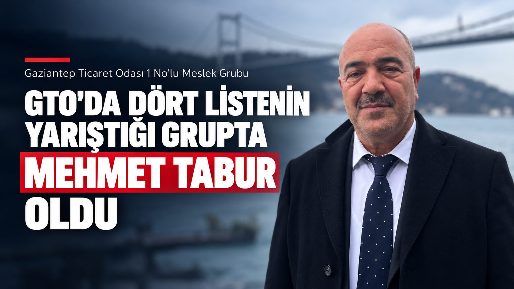 Gaziantep Ticaret Odası’nda Dört Listeli Yarışın Galibi Mehmet Tabur
