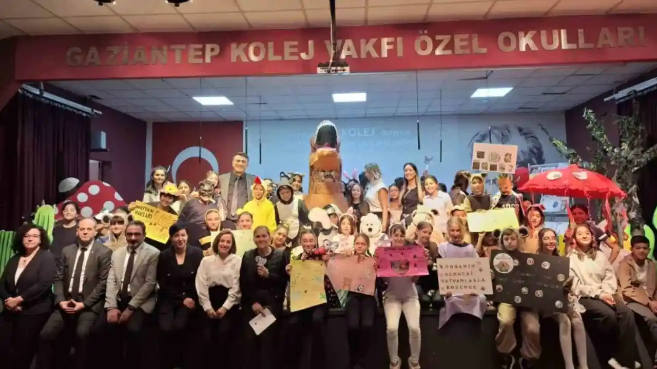 GKV’li miniklerden hayvan hakları için anlamlı eylem