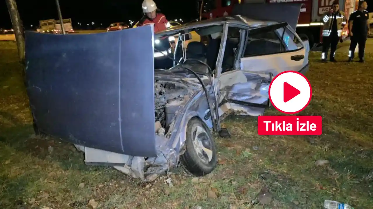 Tofaş'ın Hurdaya Döndüğü Kazada 4 Yaralı