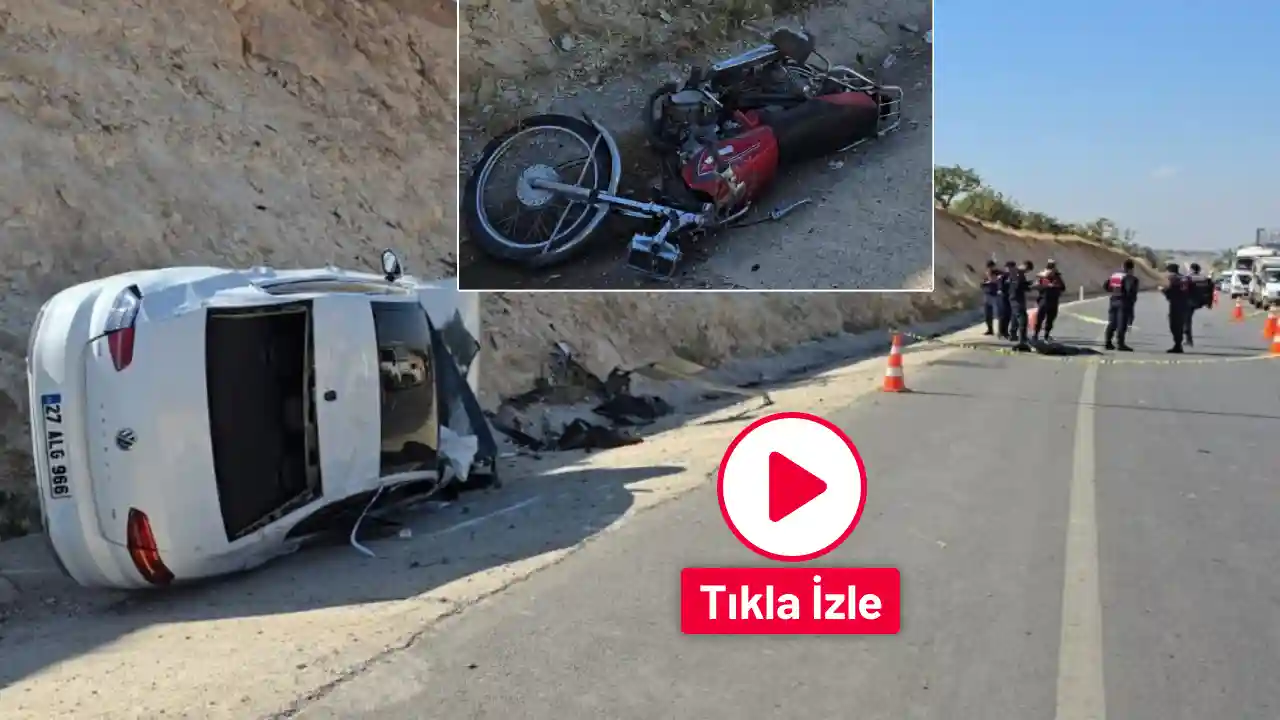 Gaziantep'te Kavşak Faciası: Motosiklet Sürücüsü Hayatını Kaybetti