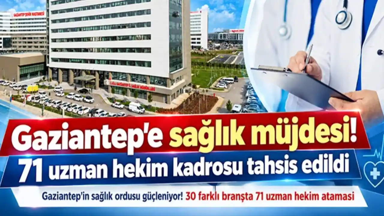 Gaziantep'te Hastanelerdeki Yoğunluğa Çözüm: Dev Kadro Ataması Yapıldı