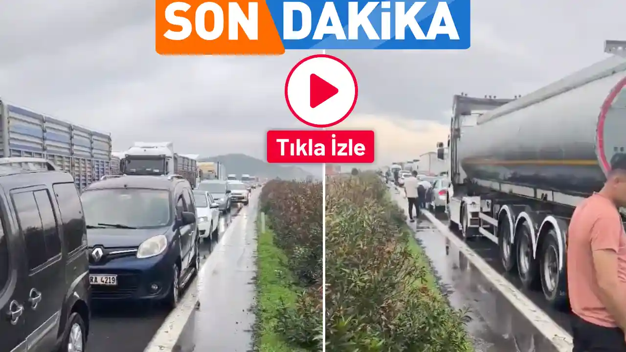 SON DAKİKA... Gaziantep Nurdağı yolunda trafik kazası: Trafik kilitlendi