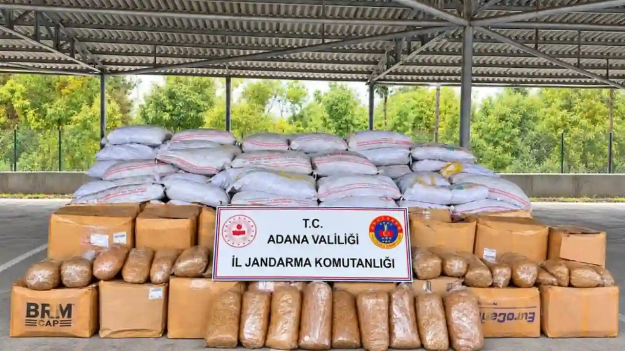 3 tırda 8 ton kaçak tütün ele geçirildi