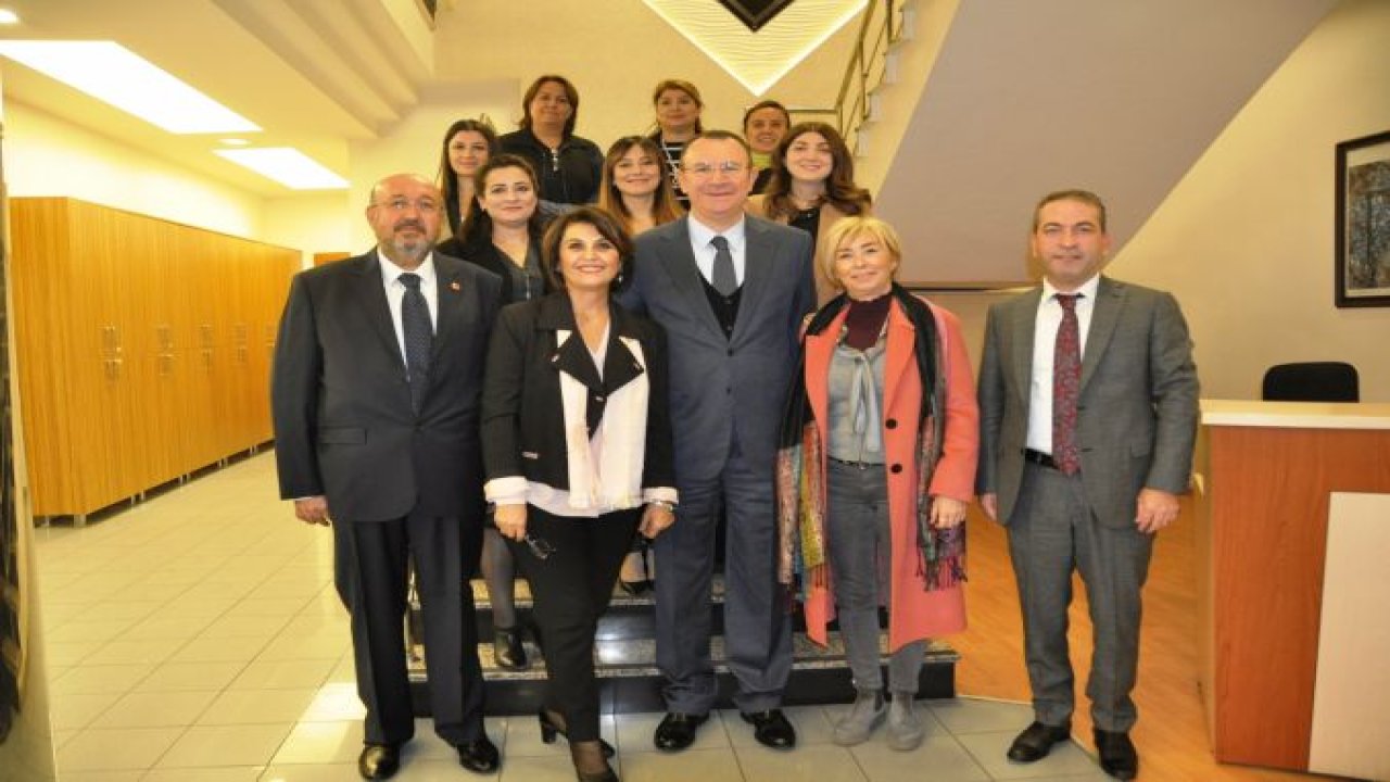 Kadın girişimcilerden Topçuoğlu'na ziyaret