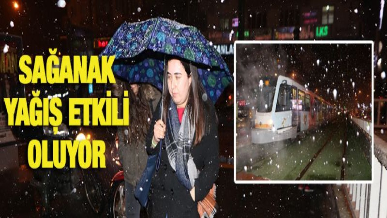 Gaziantep'te sağanak yağış