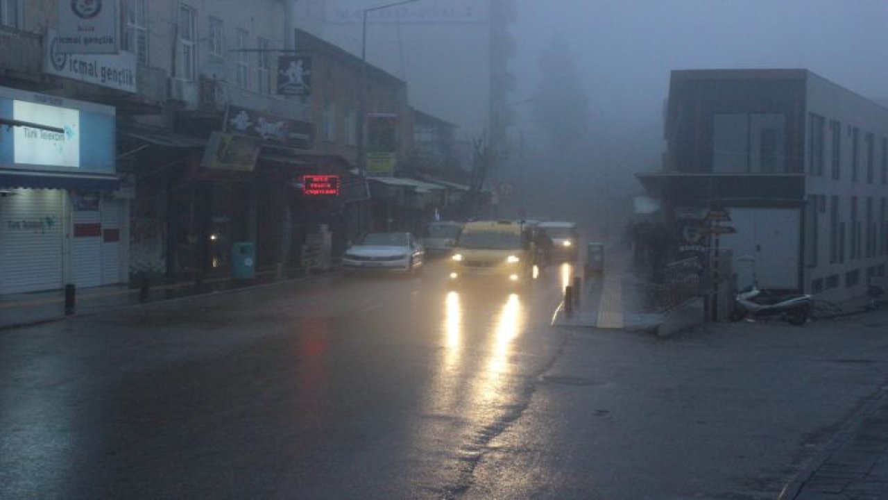 Kilis'te yoğun sis