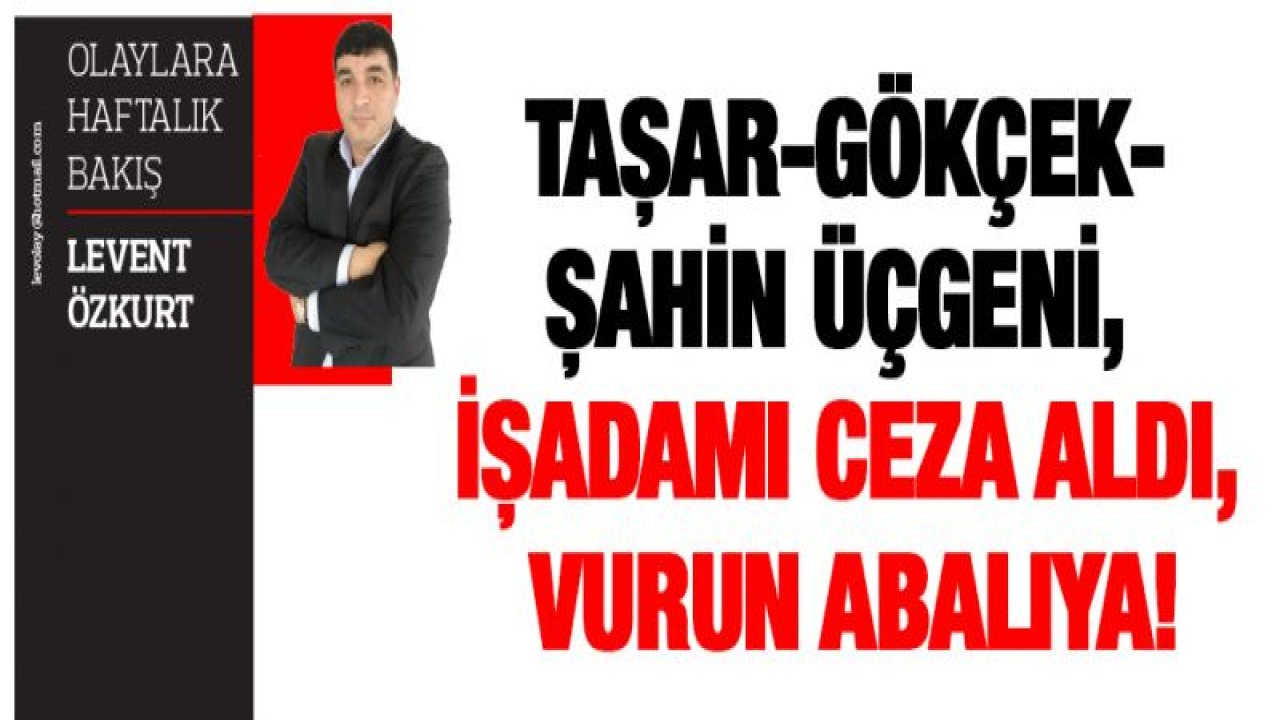 Taşar-Gökçek-Şahin Üçgeni, İşadamı ceza aldı, vurun abalıya!