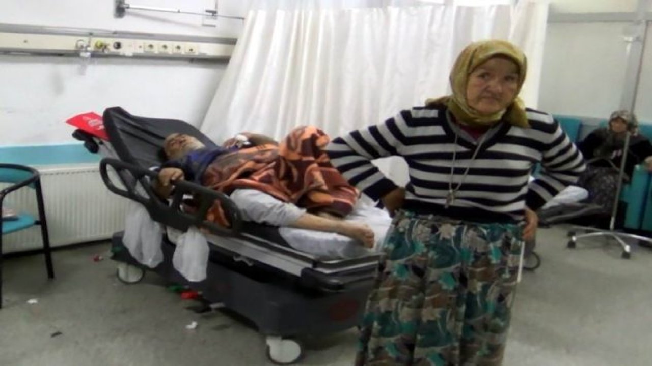 Sobadan sızan gazdan zehirlenen yaşlı çift hastaneye kaldırıldı