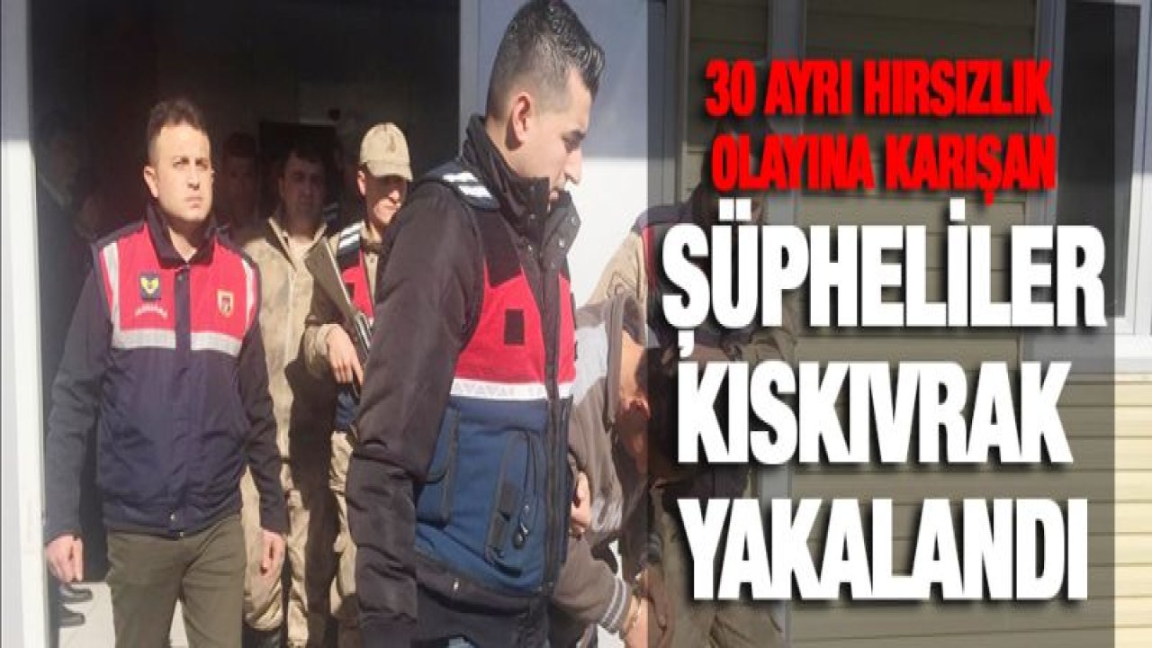 Gaziantep'te hırsızlık çetesine operasyon