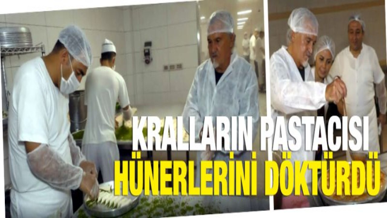 Kralların pastacısı şöbiyet tatlısı yaptı