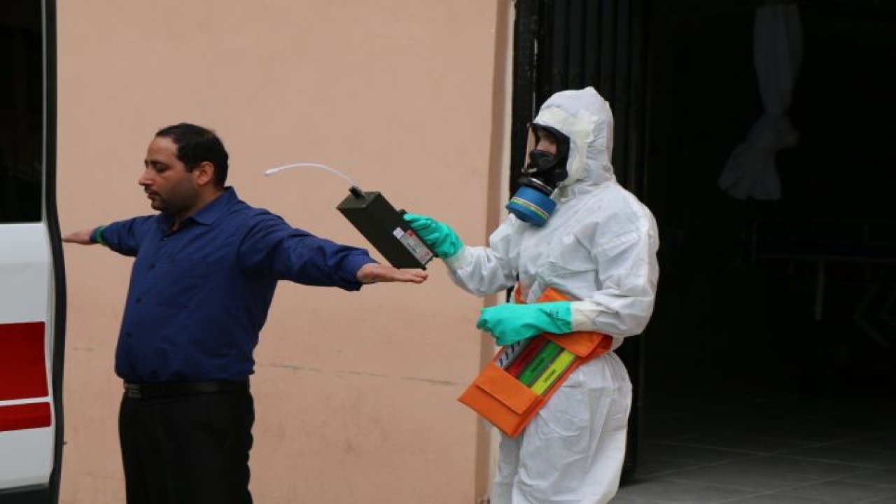 Şanlıurfa'da kimyasal arındırma tatbikatı