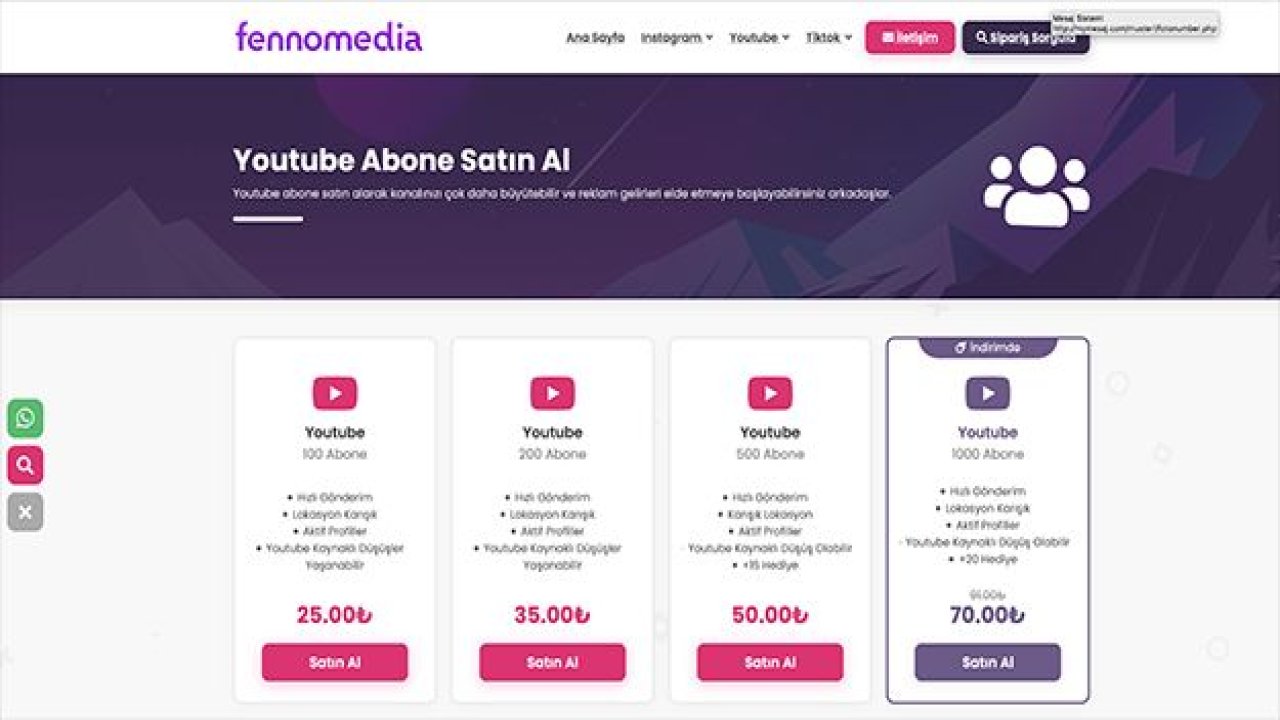 Youtube Abone Satın Al