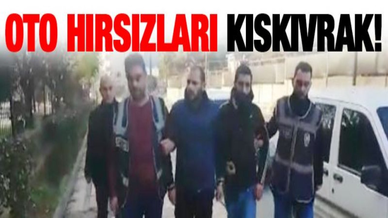 Oto hırsızları, çaldıkları araçla yakalandı
