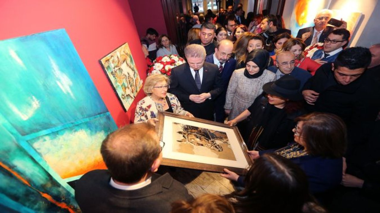 2'NCİ ULUSLARARASI KADIN SANATÇILAR ÇALIŞTAYI SERGİSİ AÇILDI