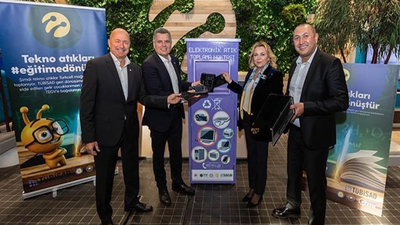 Gaziantep’in elektronik atıkları Turkcell ile eğitime kaynak sağlayacak