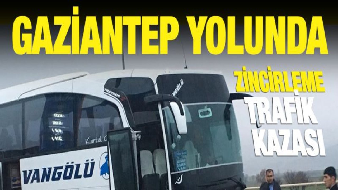 Zincirleme kaza: 4 yaralı