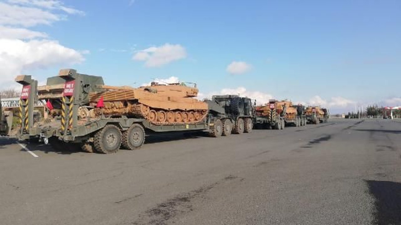 Şanlıurfa ve Mardin'e askeri sevkiyat sürüyor