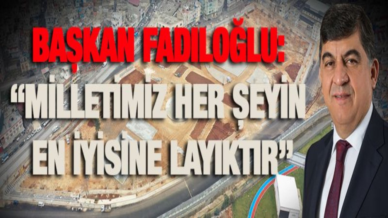 ÇIKSORUT MİLLET BAHÇESİ, EN KISA SÜREDE HİZMETE SUNULACAK