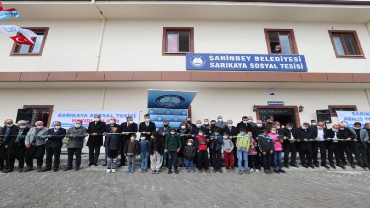 Şahinbey’den bir tesis de Sarıkaya Mahallesine