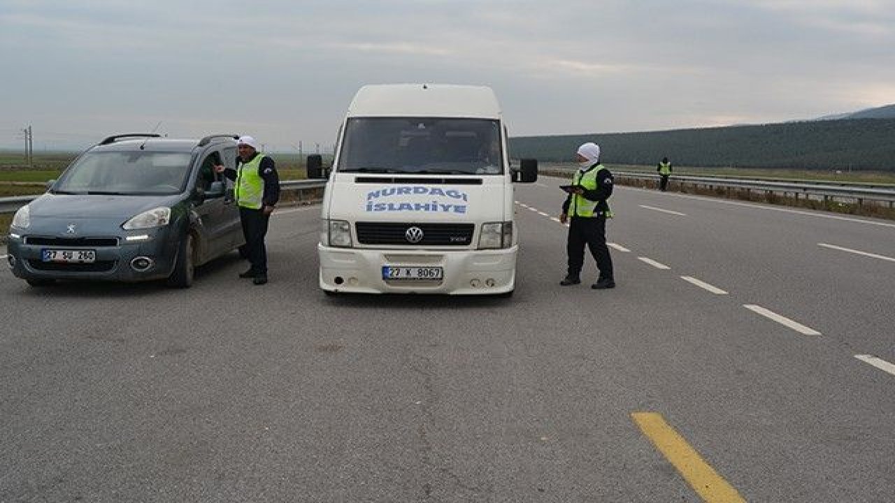 108 araç denetlendi