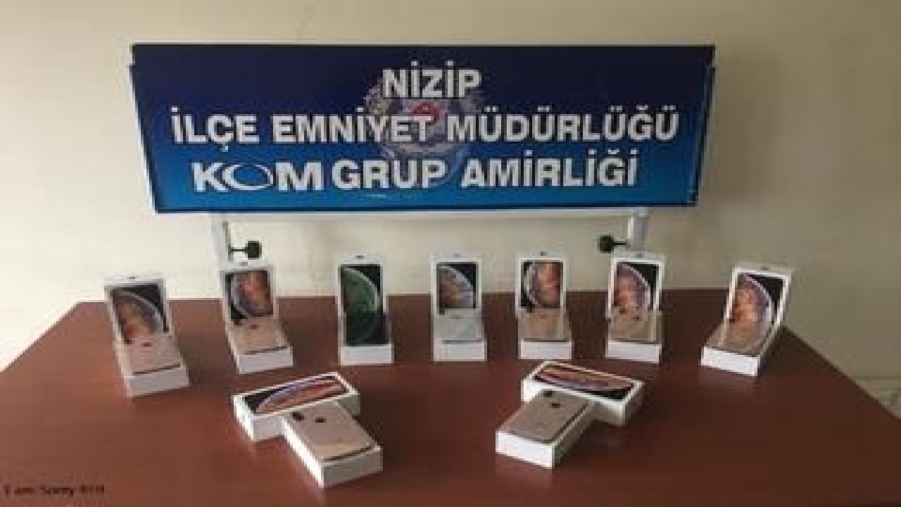 Nizip'te kaçak cep telefonu ele geçti