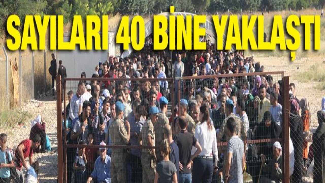 Ülkelerine bayram için giden Suriyelilerin sayısı 38 bini aştı