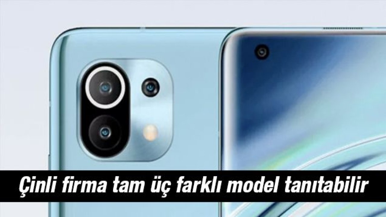 Çinli firma tam üç farklı model tanıtabilir