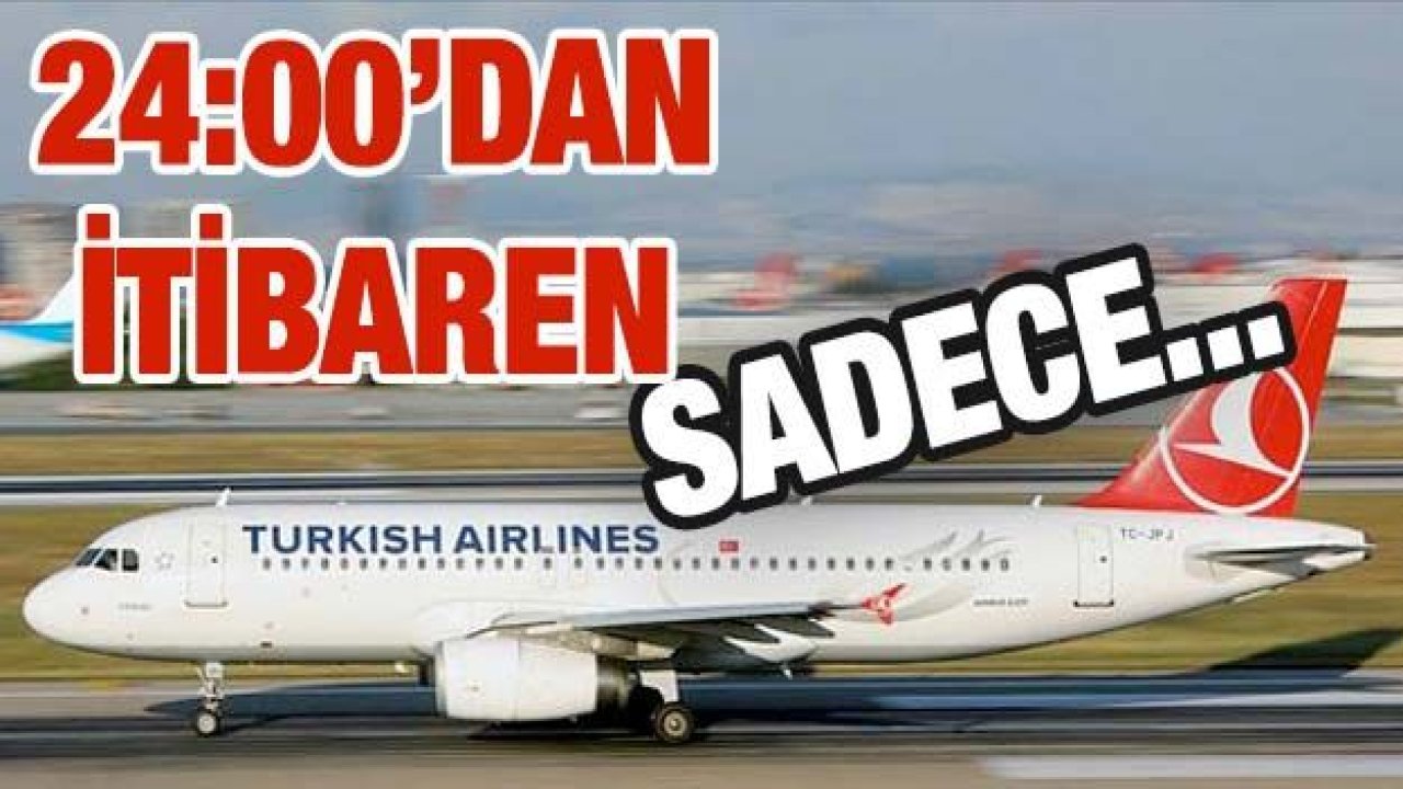 Türk Hava Yolları:Sadece O Şehirlere Sefer Var..!