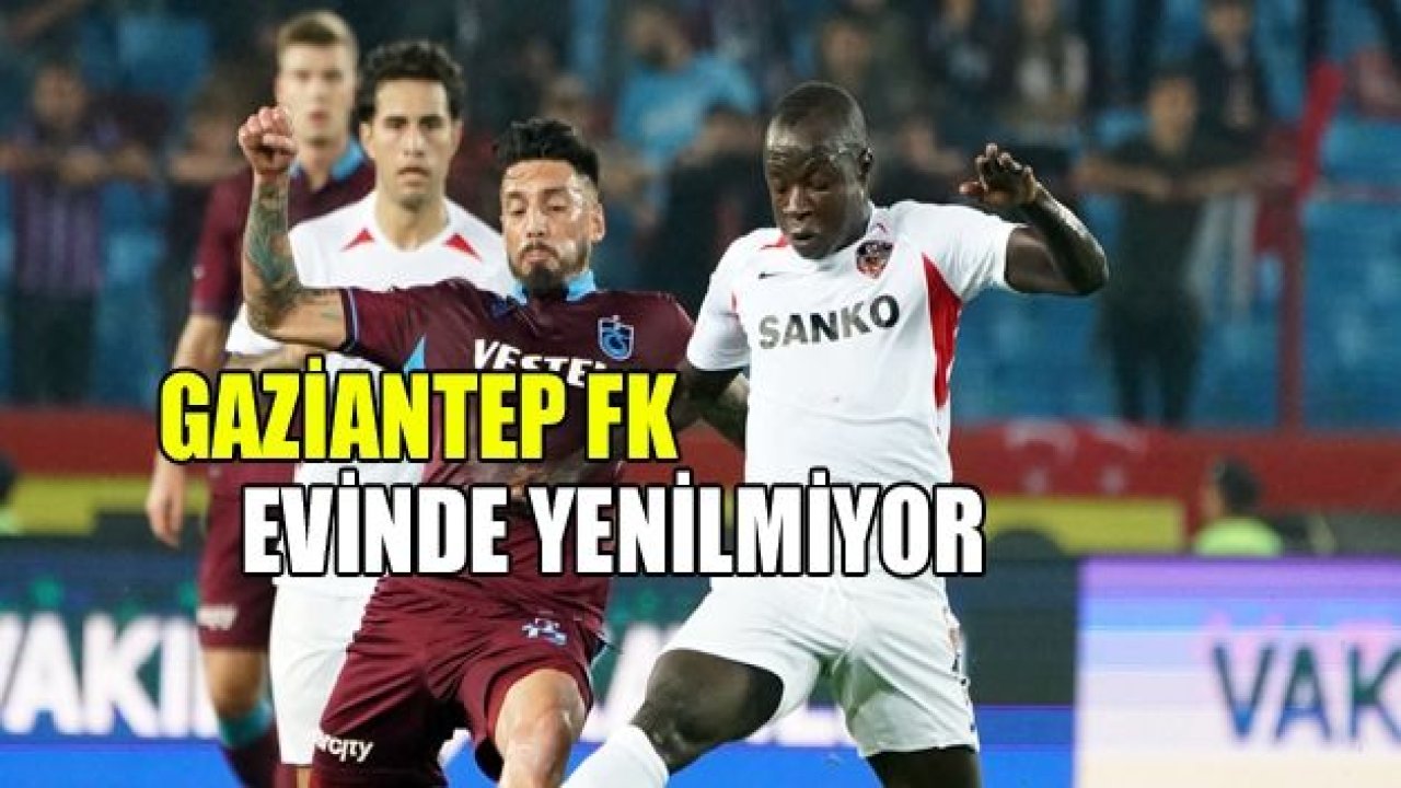 Gaziantep FK evinde yenilmiyor