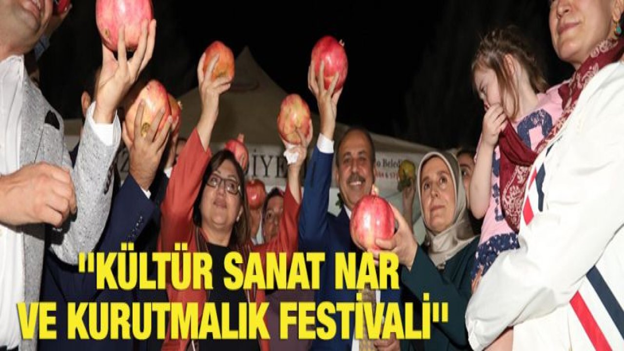 11. Kültür Sanat Nar ve Kurutmalık Festivali başladı