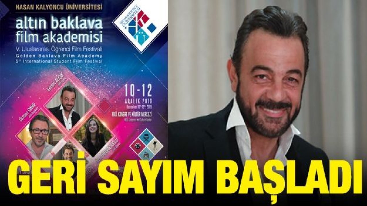 Altın Baklava Film Festivaline Geri Sayım Başladı