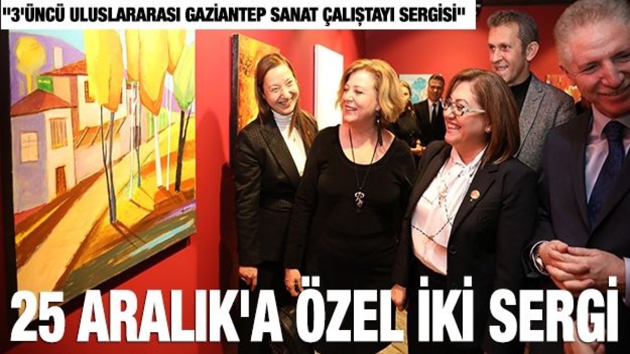 BÜYÜKŞEHİR'DEN 25 ARALIK'A ÖZEL İKİ SERGİ