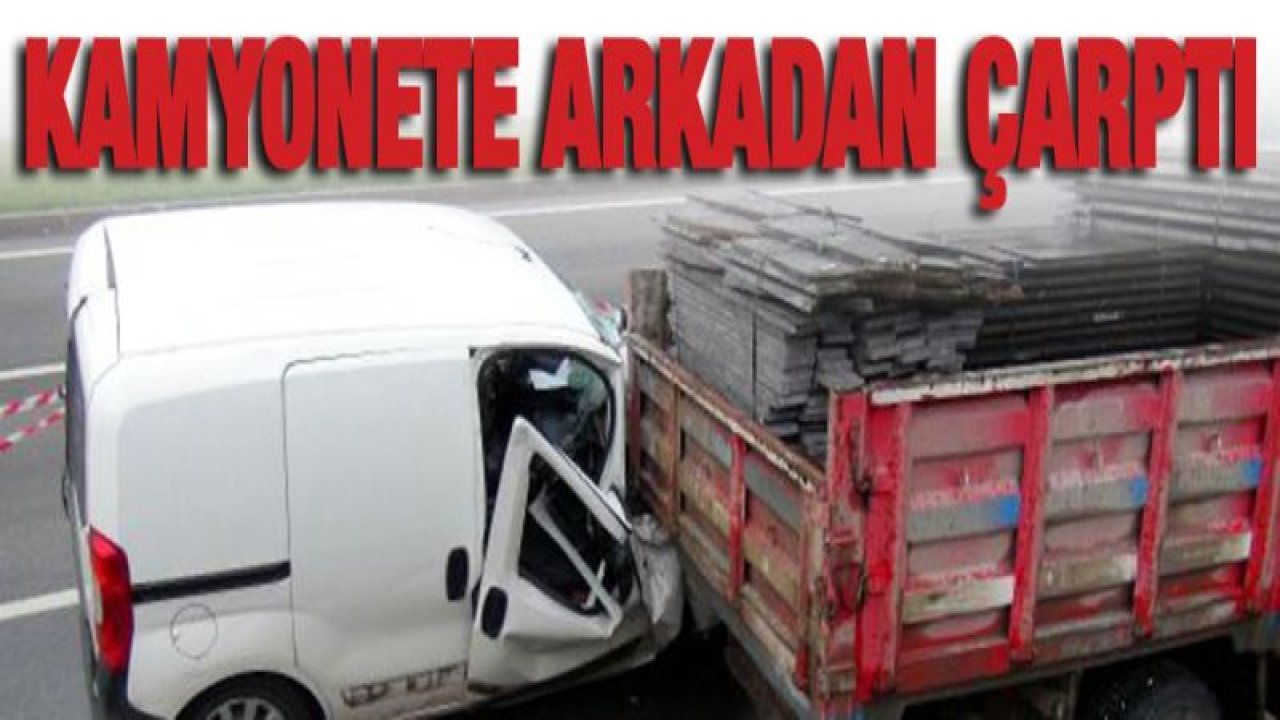 Gaziantep'te trafik kazası: 2 yaralı