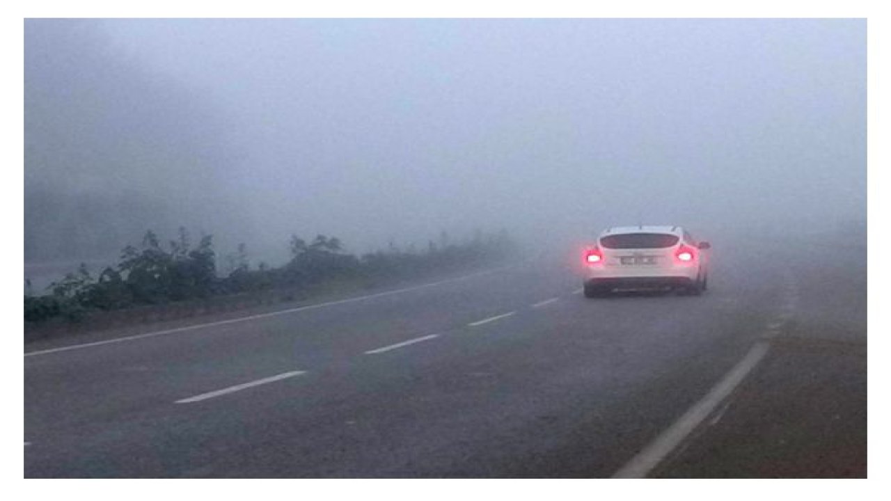 Kilis'te sis nedeniyle görüş mesafesi 20 metreye düştü