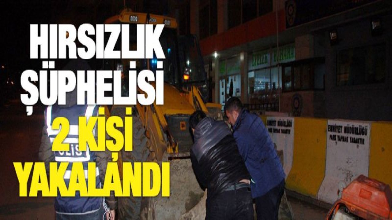 Polis, çalıntı kepçeyi iz sürerek ele geçirdi