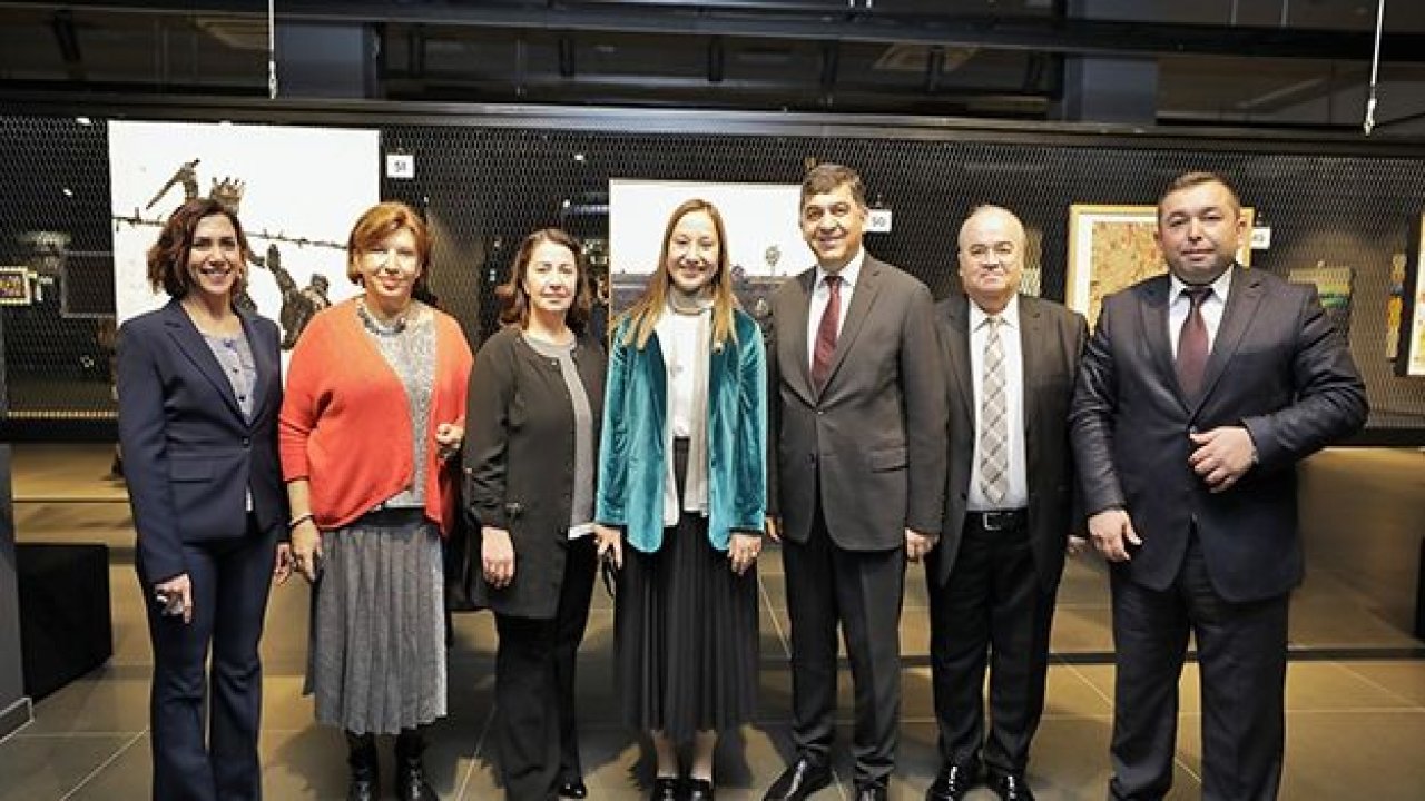 1. ULUSLARARASI DAVETLİ SERGİ YOĞUN İLGİYLE AÇILDI