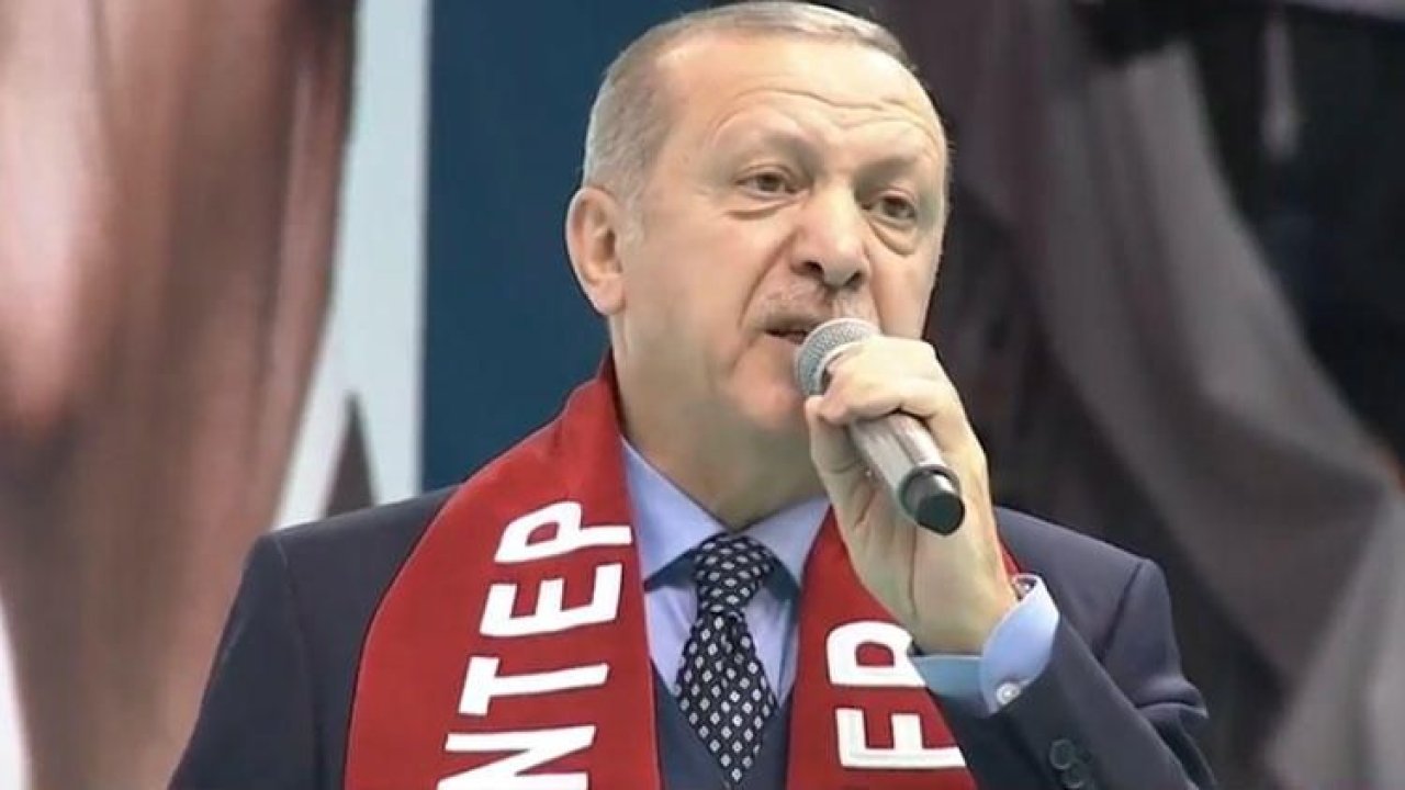 Cumhurbaşkanı Erdoğan, Gaziantep aday tanıtım toplantısında konuşuyor