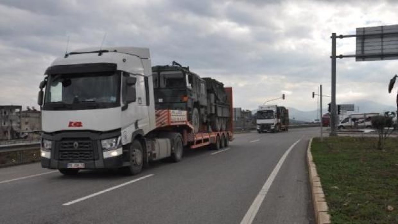 Suriye sınırına ÇNRA sevkiyatı