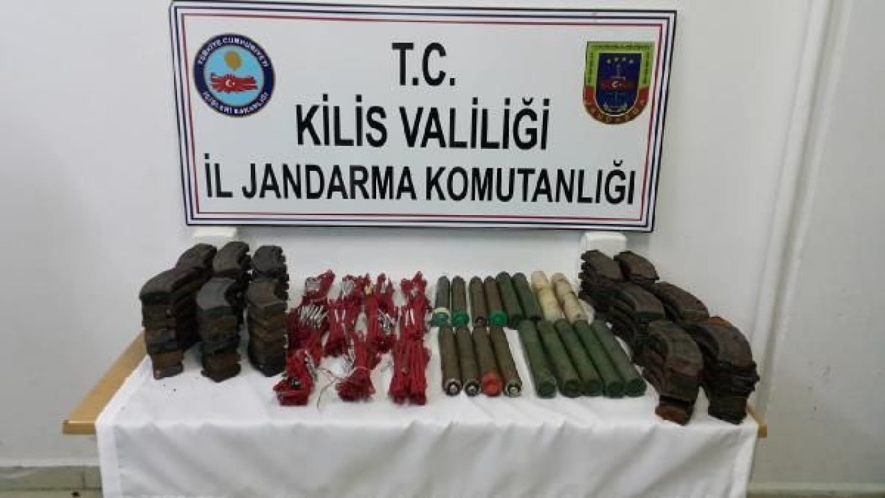 Kilis'te mühimmat ele geçirildi, 1 kişi gözaltına alındı